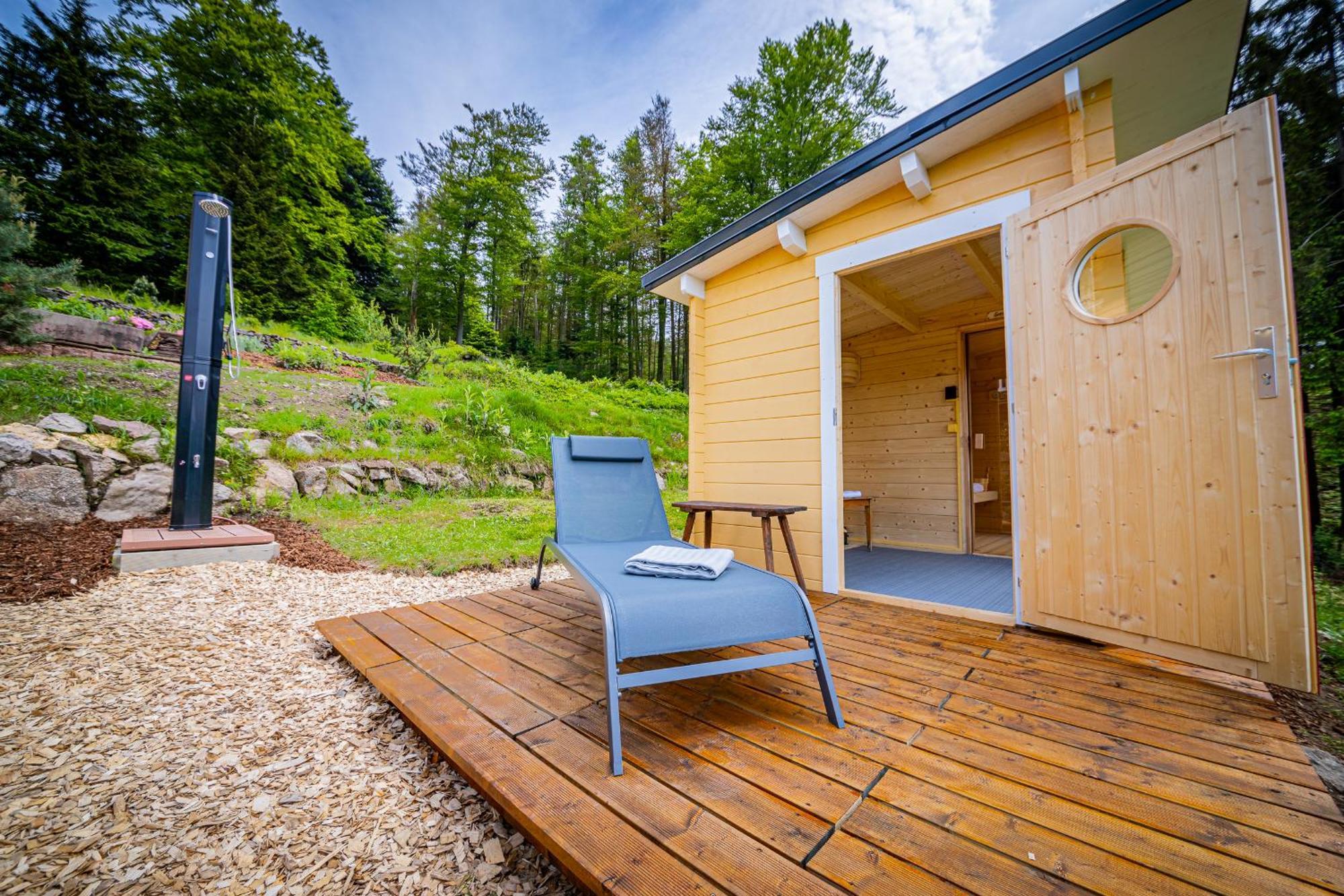 Sonnenhaeusle - Natur. Fernblick. Panorama-Sauna. Засбахвальден Экстерьер фото