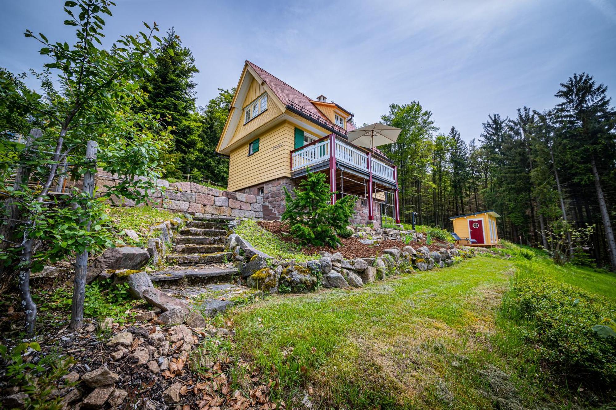 Sonnenhaeusle - Natur. Fernblick. Panorama-Sauna. Засбахвальден Экстерьер фото